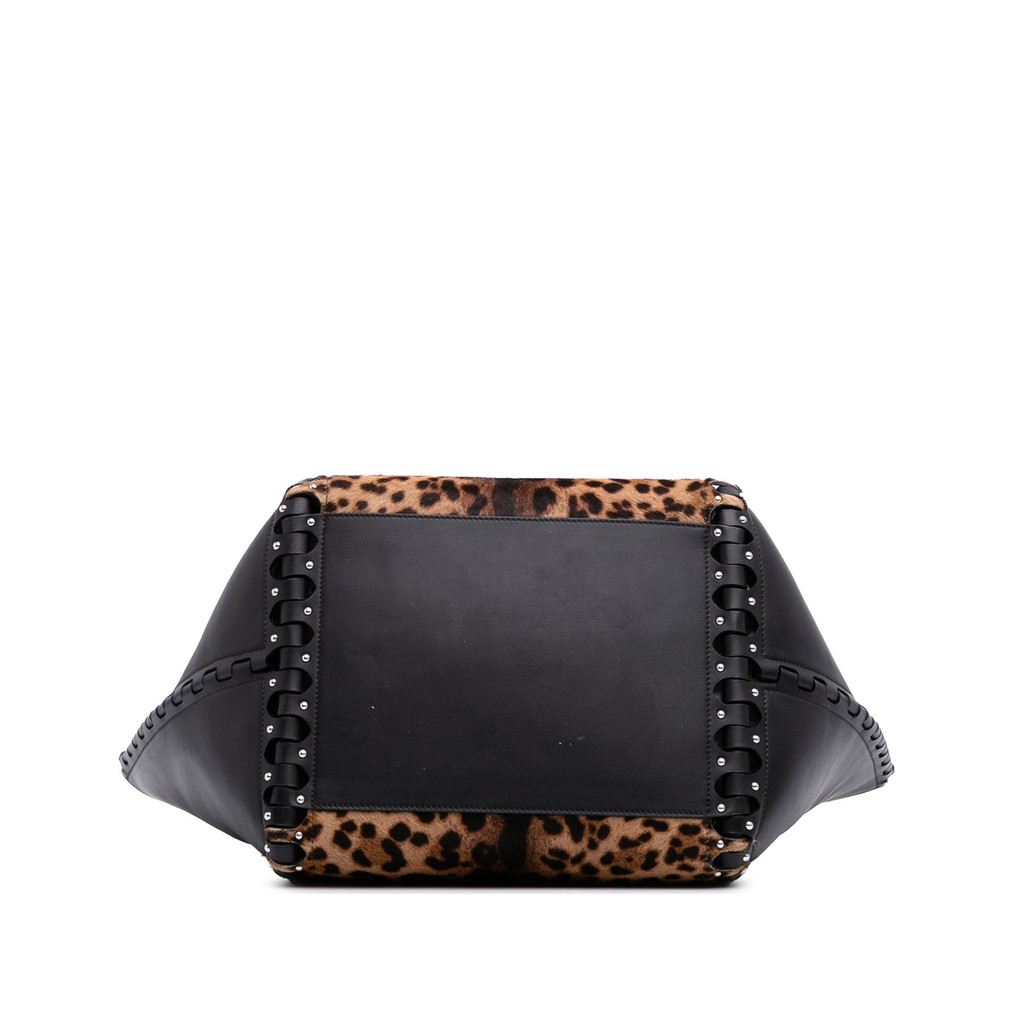 Alaia Leopard Le Hinge Tote Bag