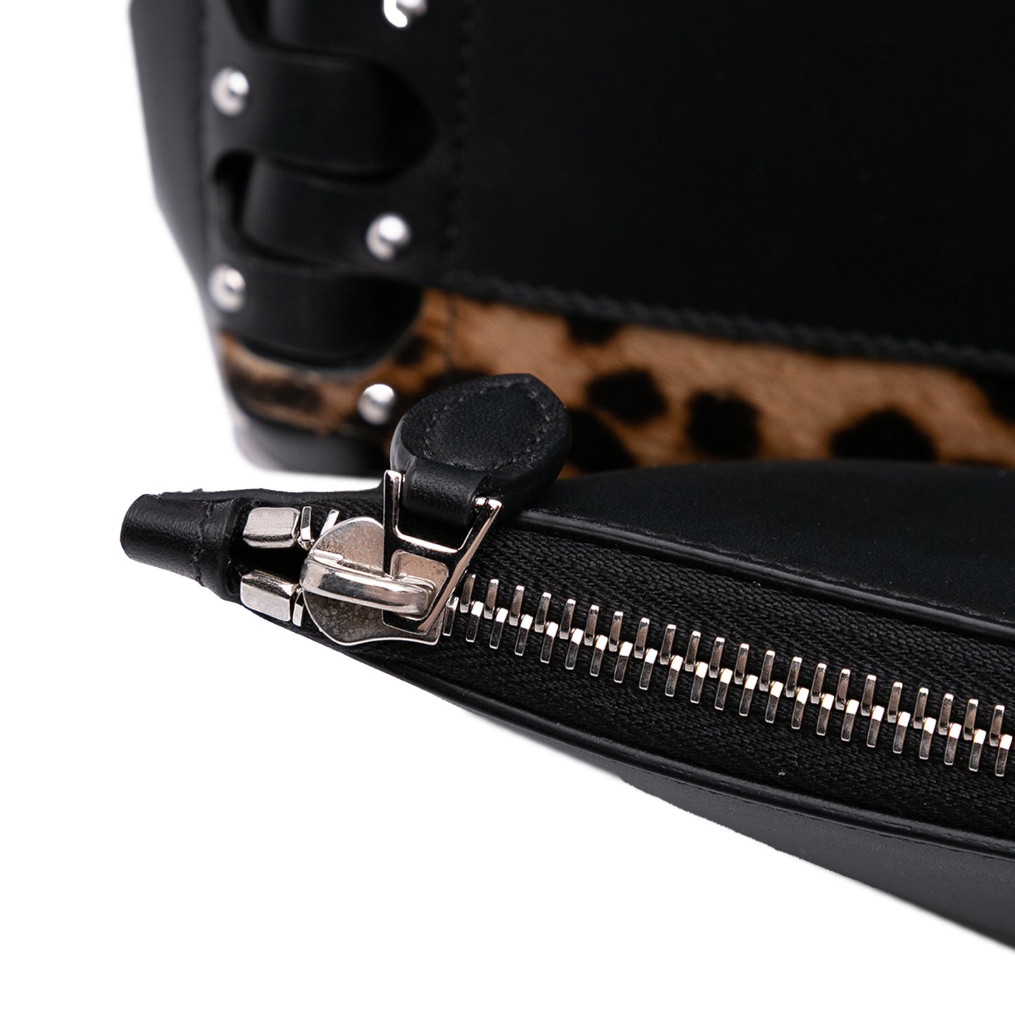 Alaia Leopard Le Hinge Tote Bag