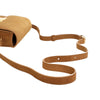 Celine Teen Striped Suede Triomphe Crossbody