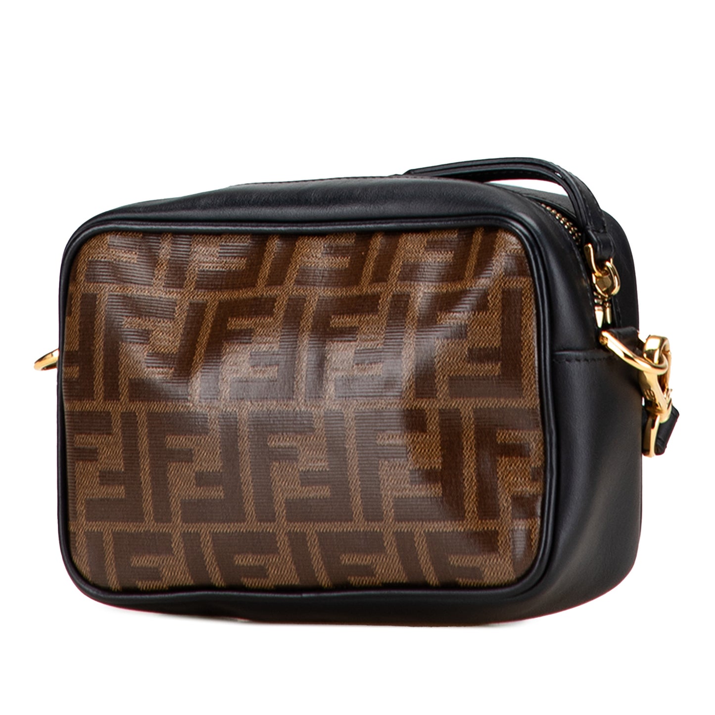 Fendi Zucca Coated Canvas Camera Crossbody