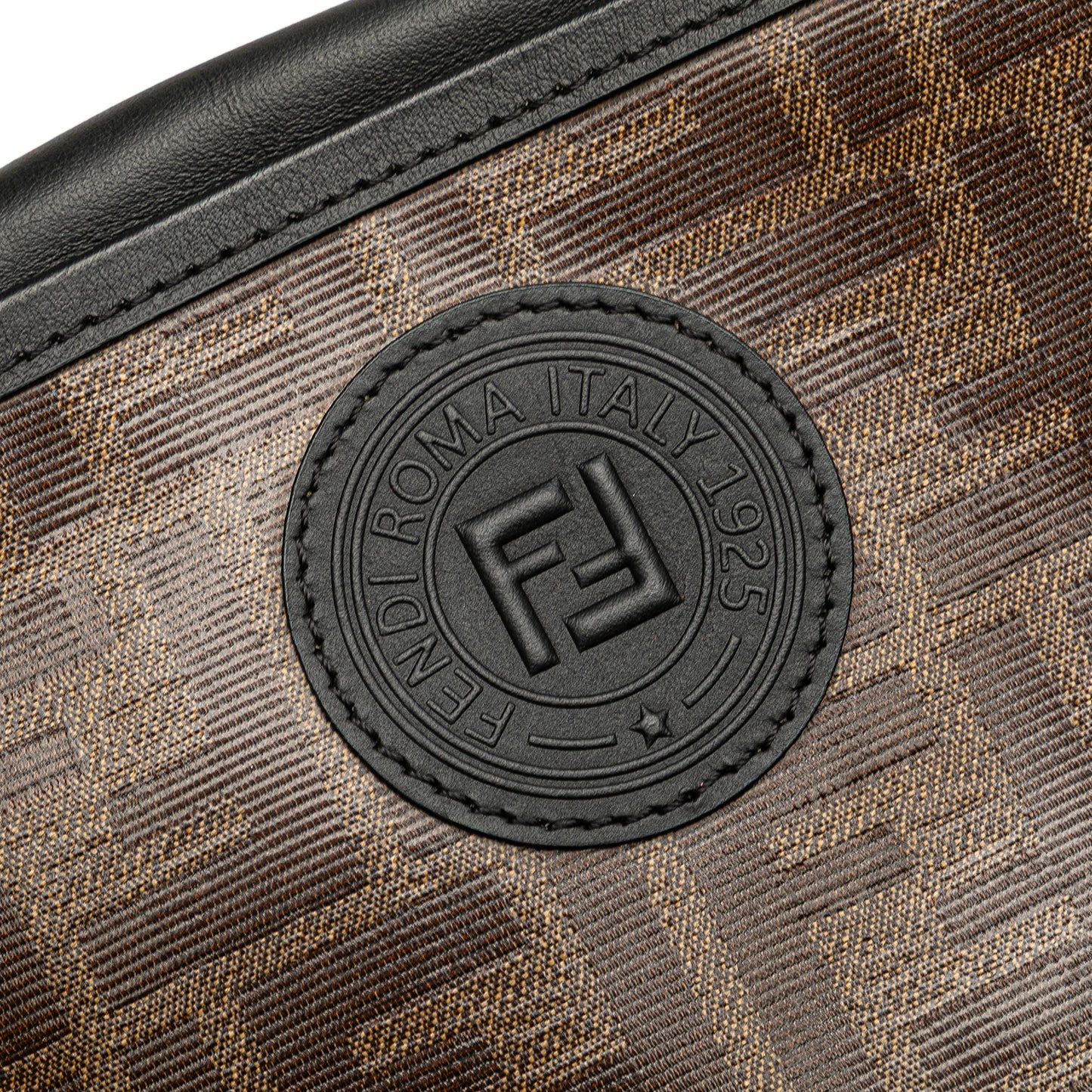 Fendi Zucca Coated Canvas Camera Crossbody