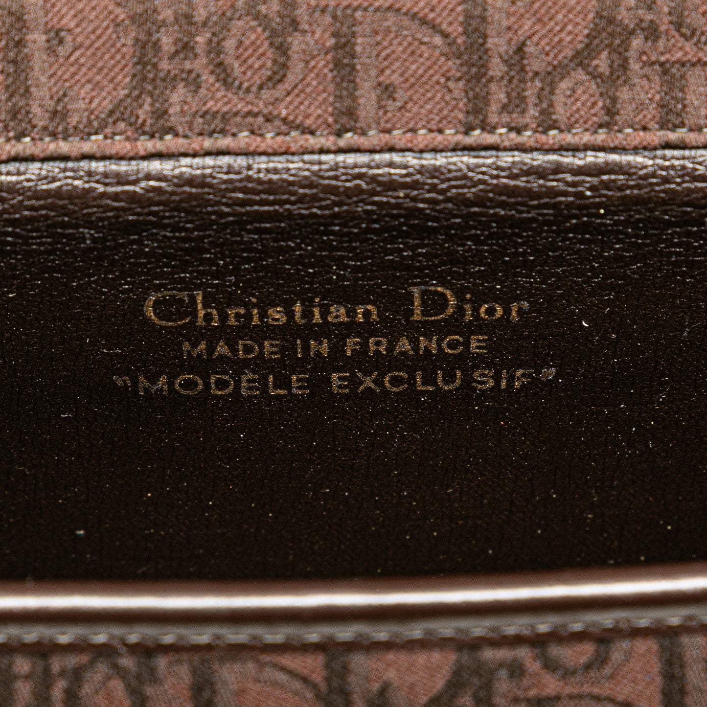Dior Diorissimo Trotter Canvas Flap Crossbody