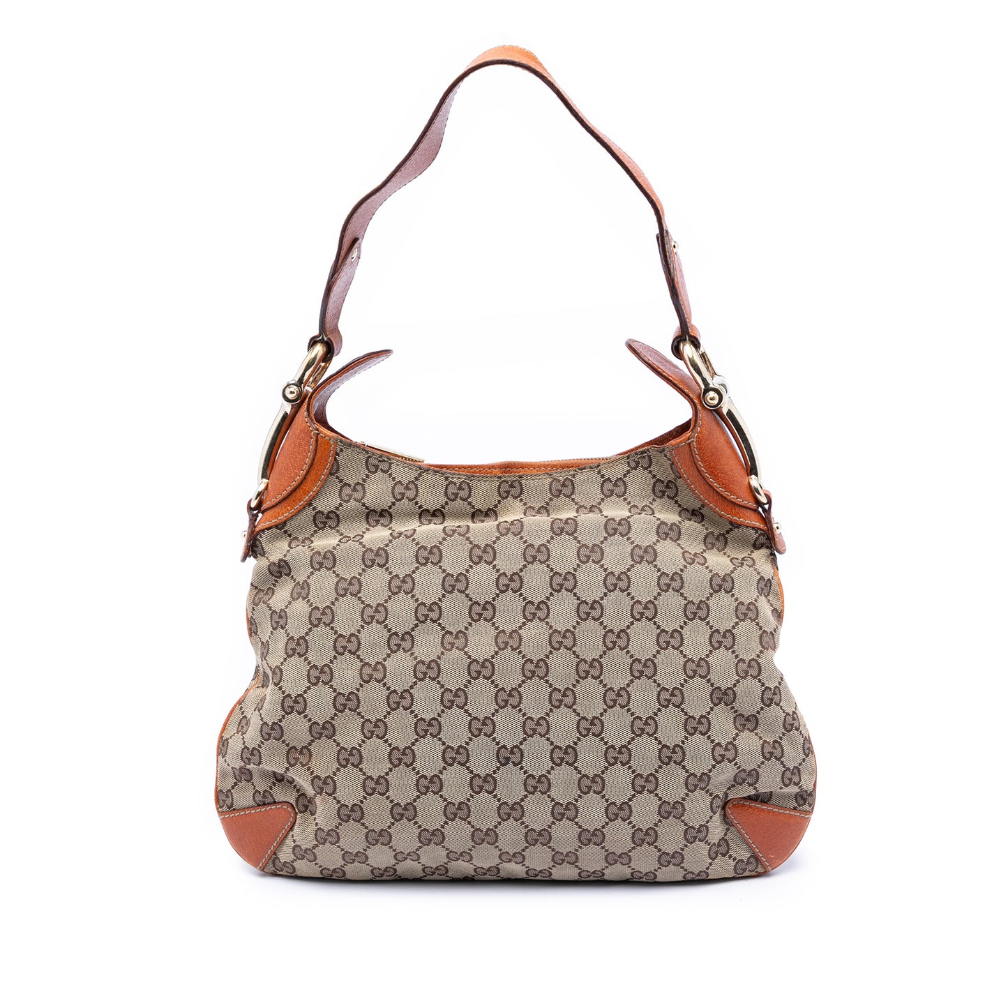 Gucci GG Canvas Horsebit Creole Hobo Bag