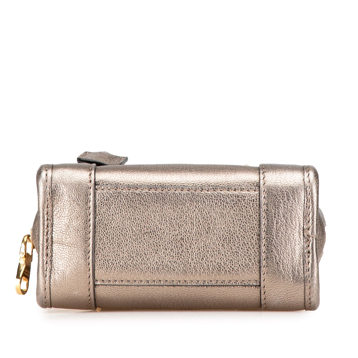 Loewe Micro Metallic Leather Amazona Satchel