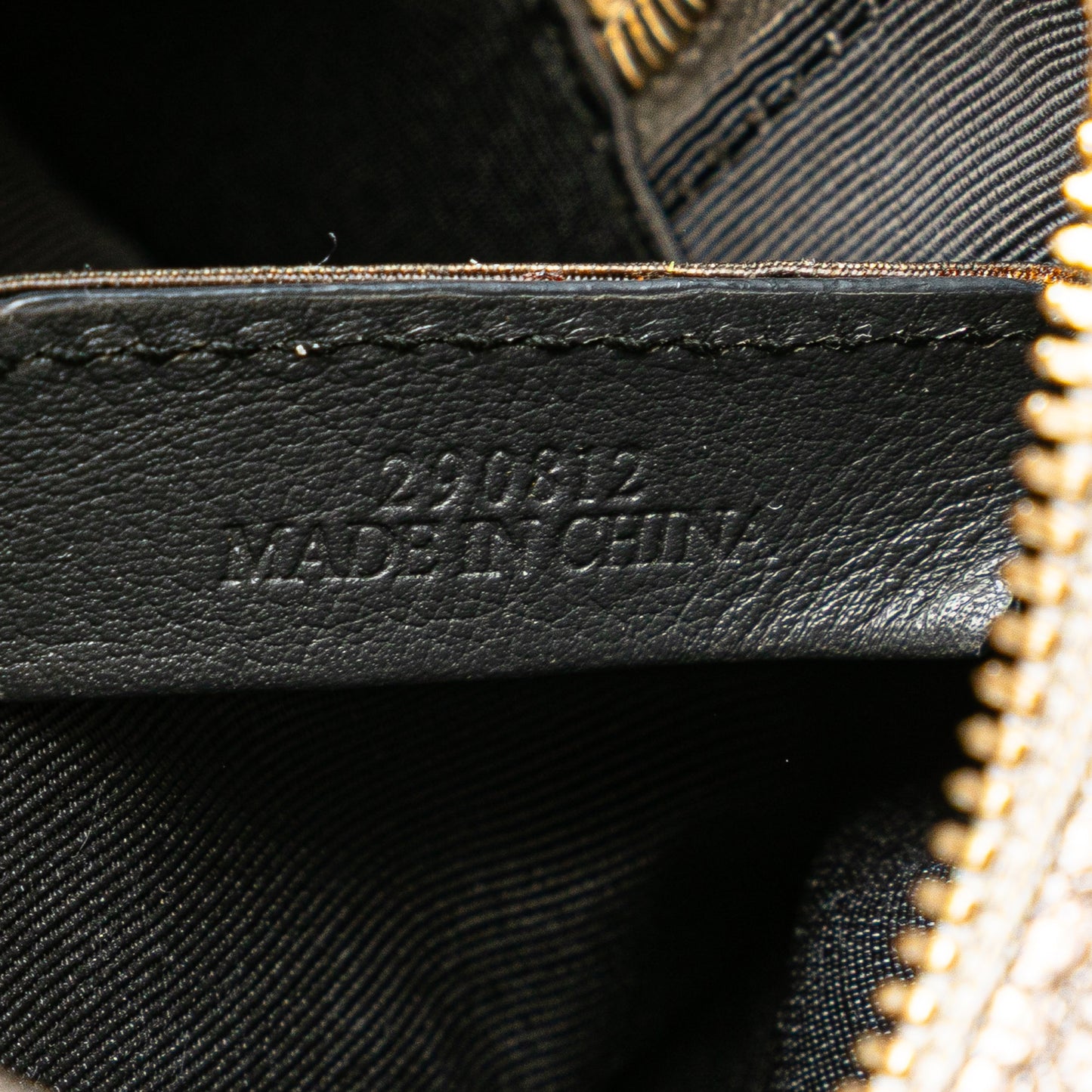 Loewe Micro Metallic Leather Amazona Satchel