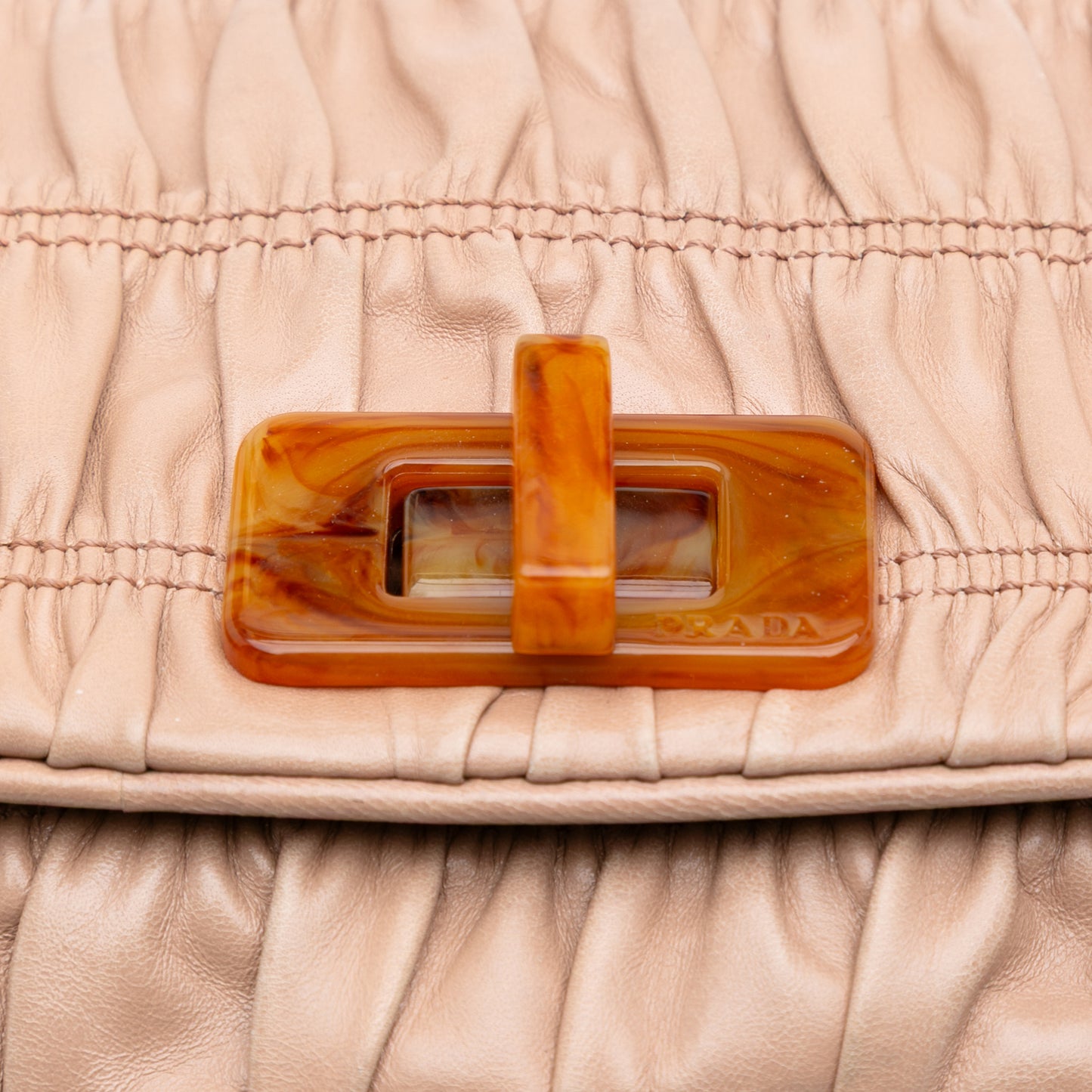 Prada Nappa Gaufre Resin Chain Shoulder Bag