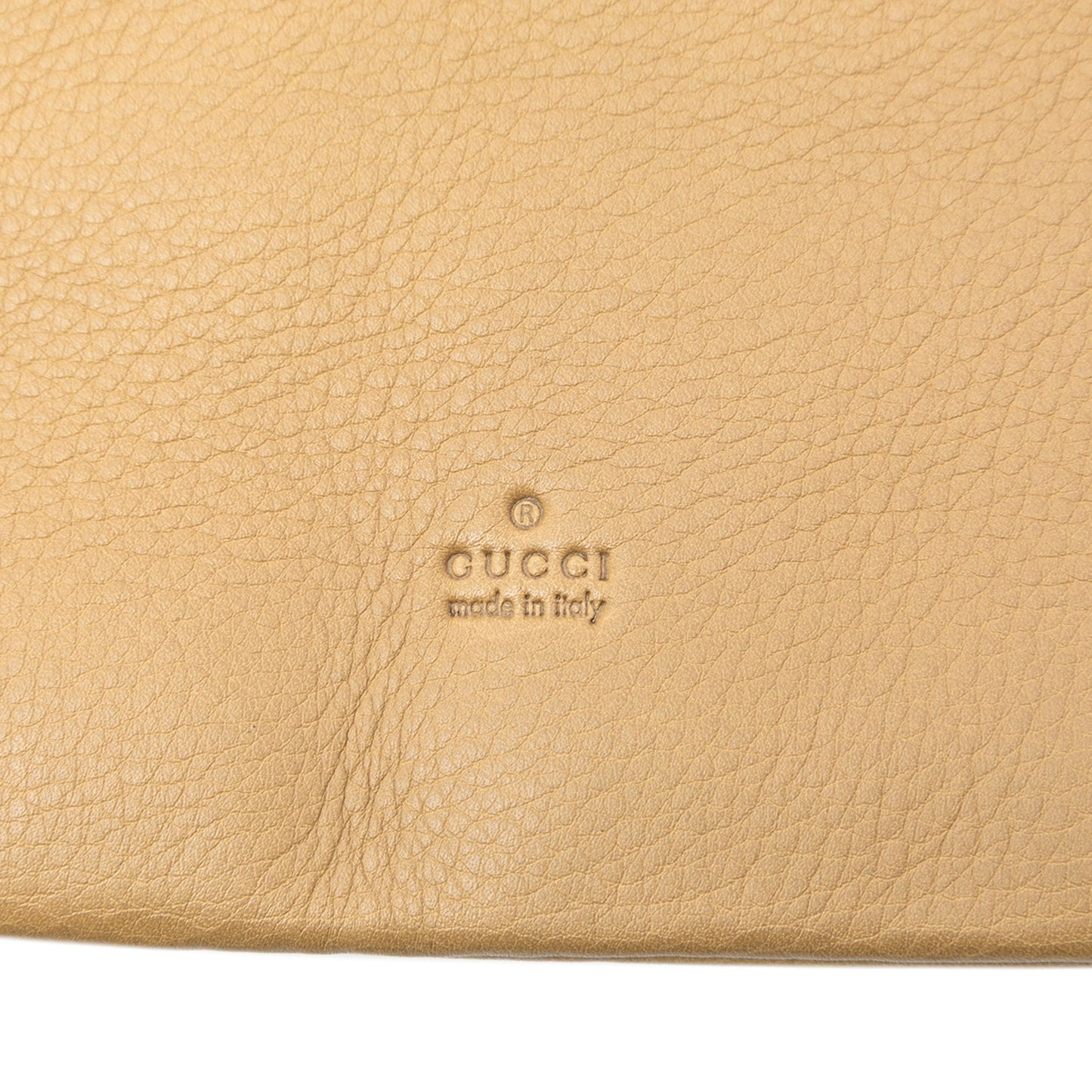 Gucci Leather Drawstring Shoulder Bag