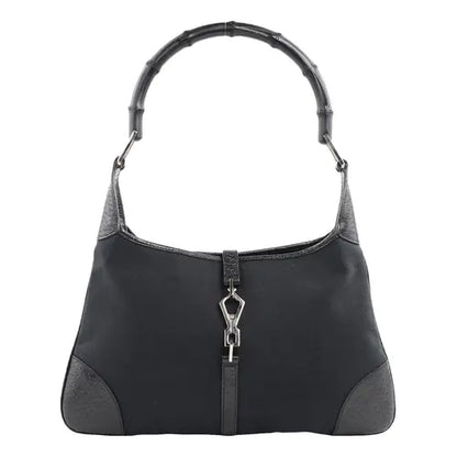Gucci Canvas Bamboo Jackie Hobo