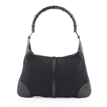 Gucci Canvas Bamboo Jackie Hobo