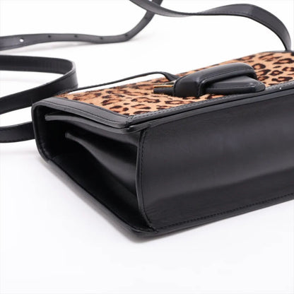 Loewe Barcelona Shoulder Bag Brown X Black
