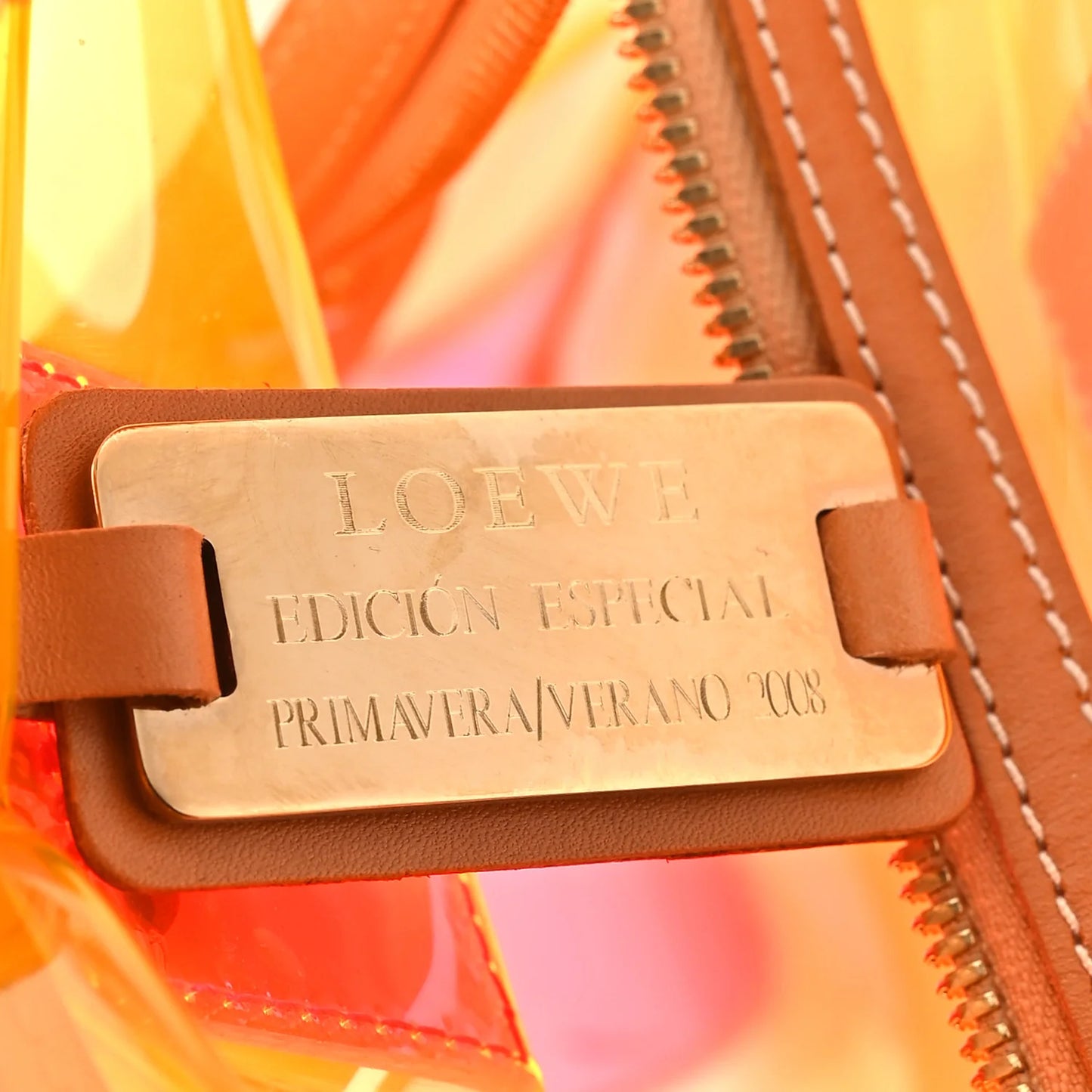 Loewe PVC Amazona 36 Orange Yellow Multicolor