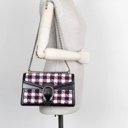 Gucci Medium GG Tweed Dionysus Shoulder Bag