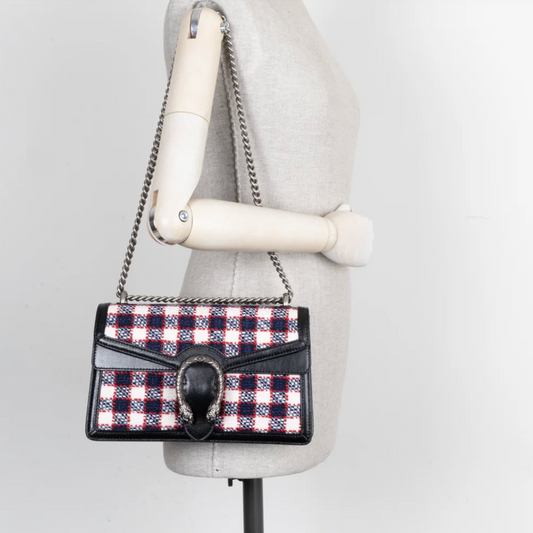 Gucci Medium GG Tweed Dionysus Shoulder Bag
