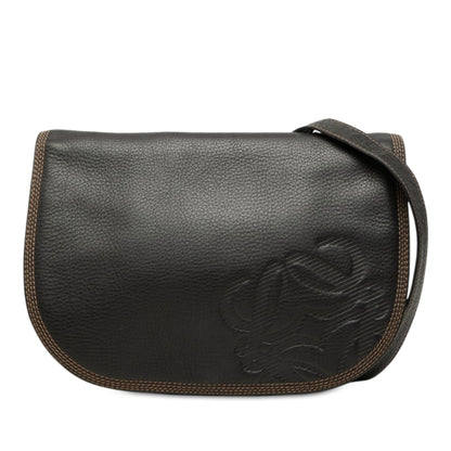 Loewe Leather Anagram Flap Crossbody