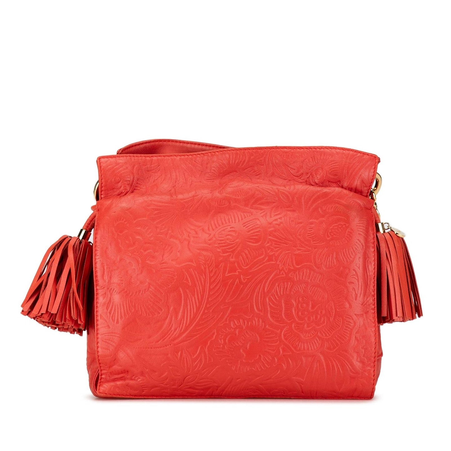 Loewe Embossed Nappa Flamenco Tassel Crossbody