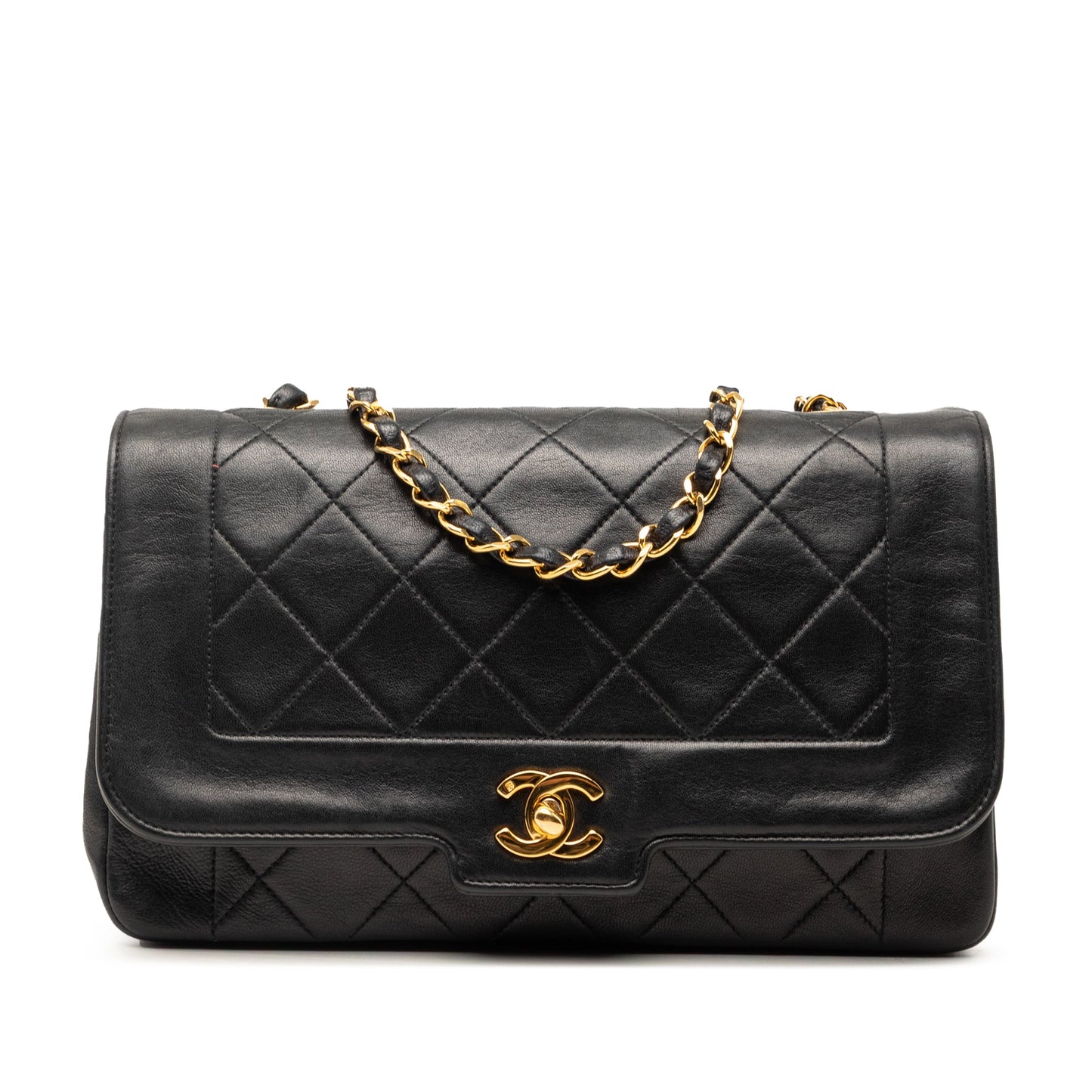 Chanel Medium Lambskin Diana Flap