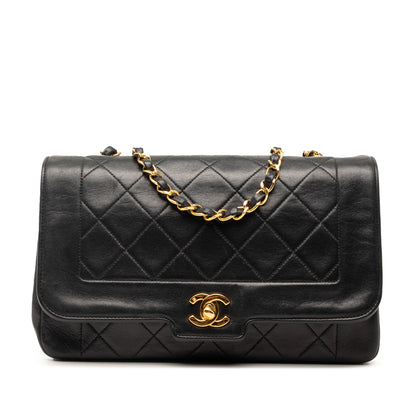 Chanel Medium Lambskin Diana Flap