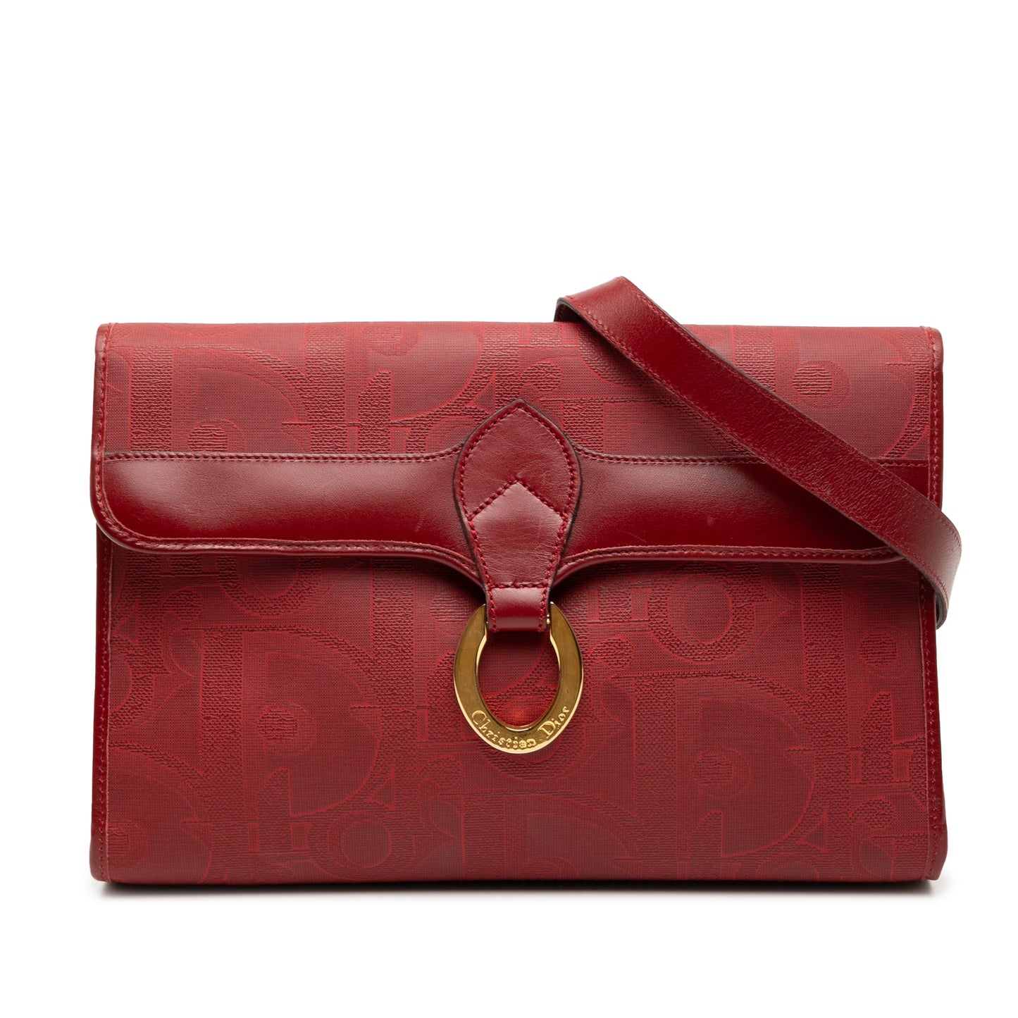 Dior Diorissimo Trotter Coated Canvas Crossbody