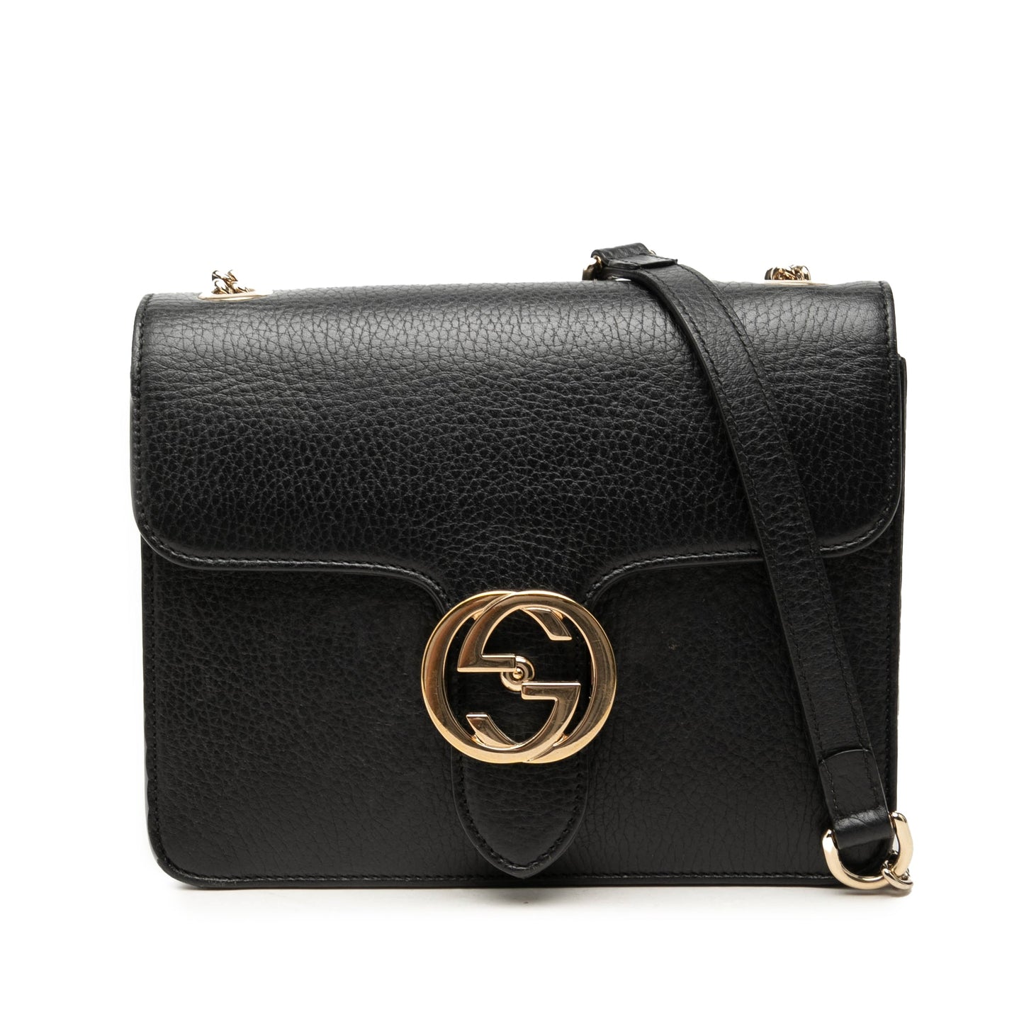 Gucci Small Dollar Calfskin Interlocking G Crossbody