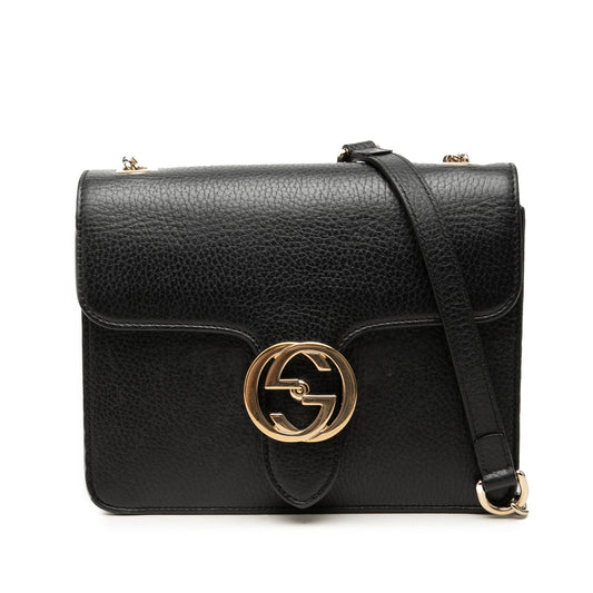 Gucci Small Dollar Calfskin Interlocking G Crossbody