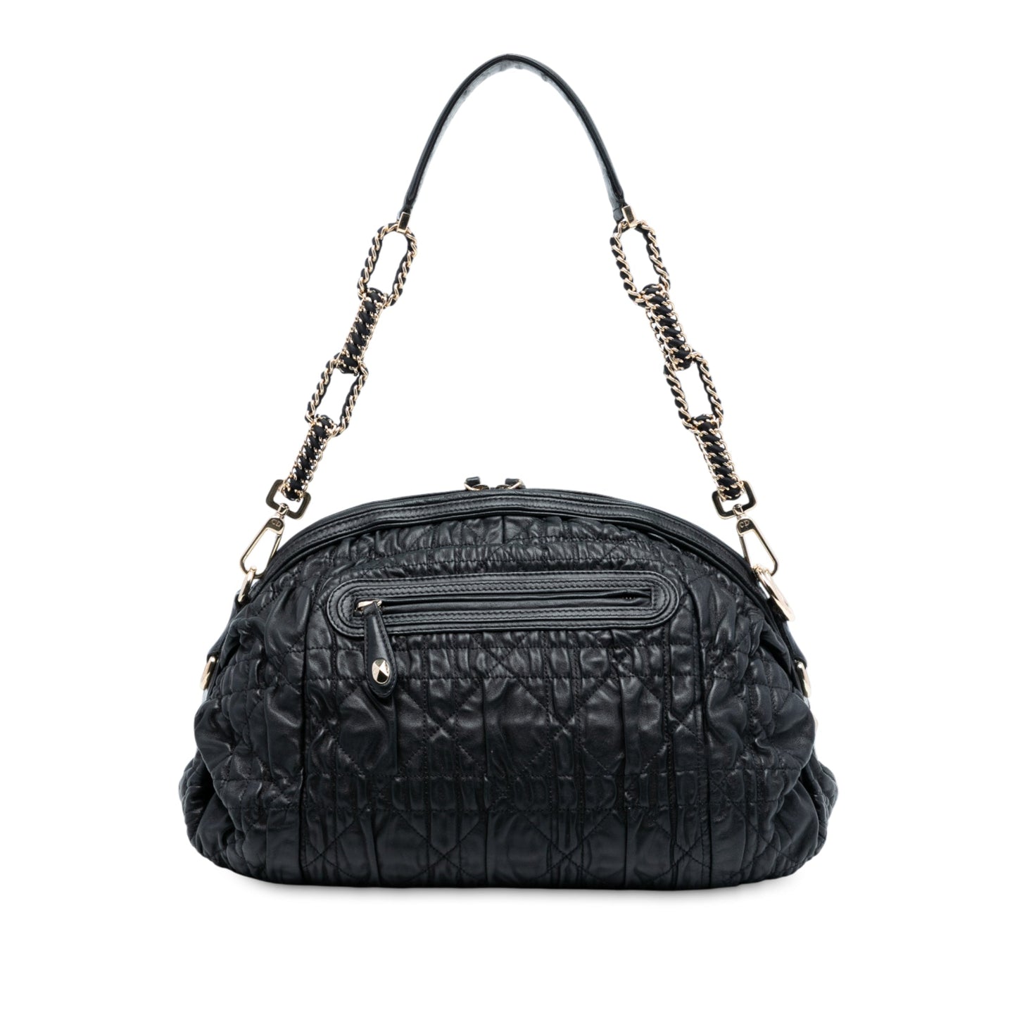 Dior Lambskin Cannage Gaufre Delices Shoulder Bag