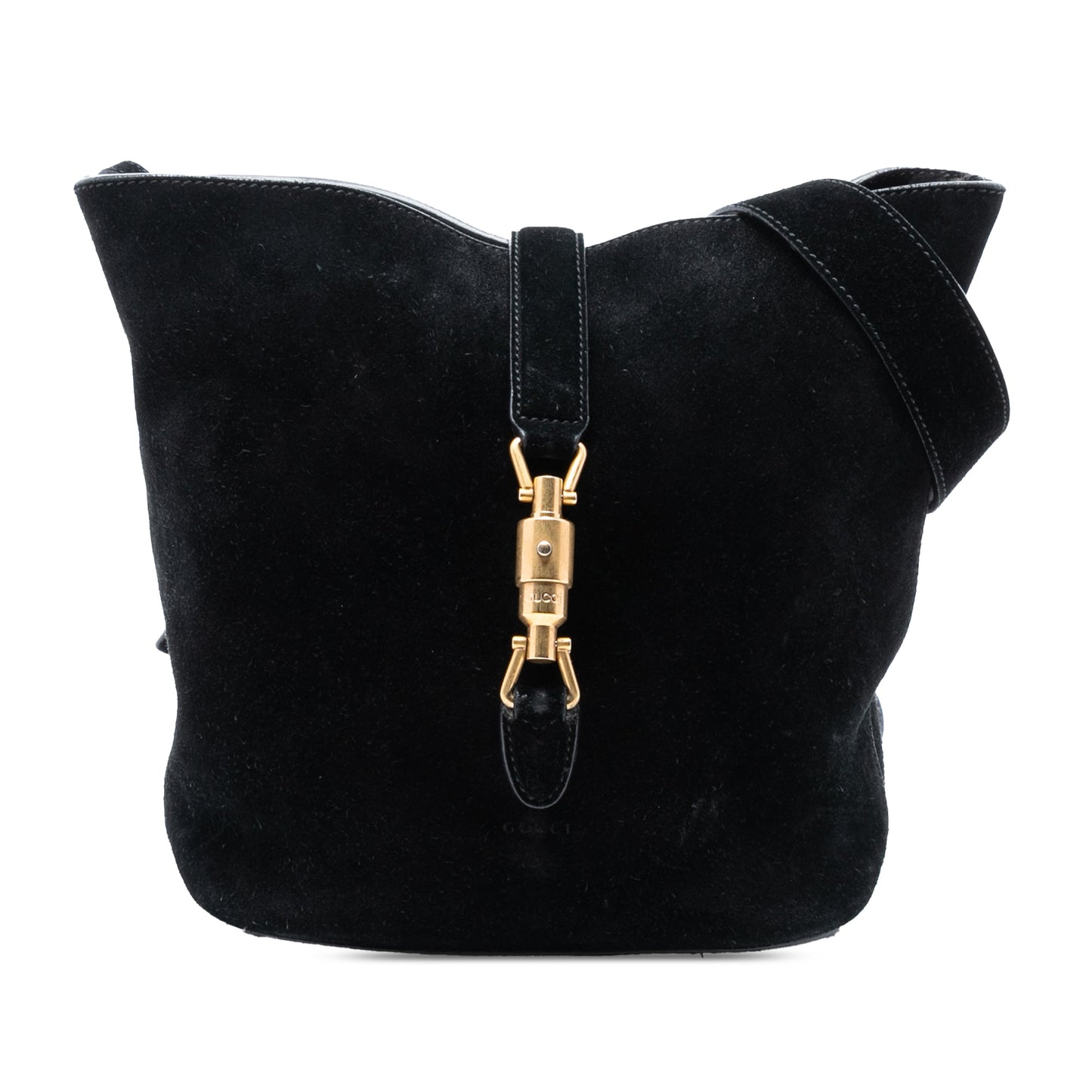 Gucci Suede Soft Jackie Bucket Bag