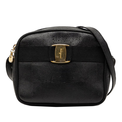 Ferragamo Leather Vara Bow Crossbody