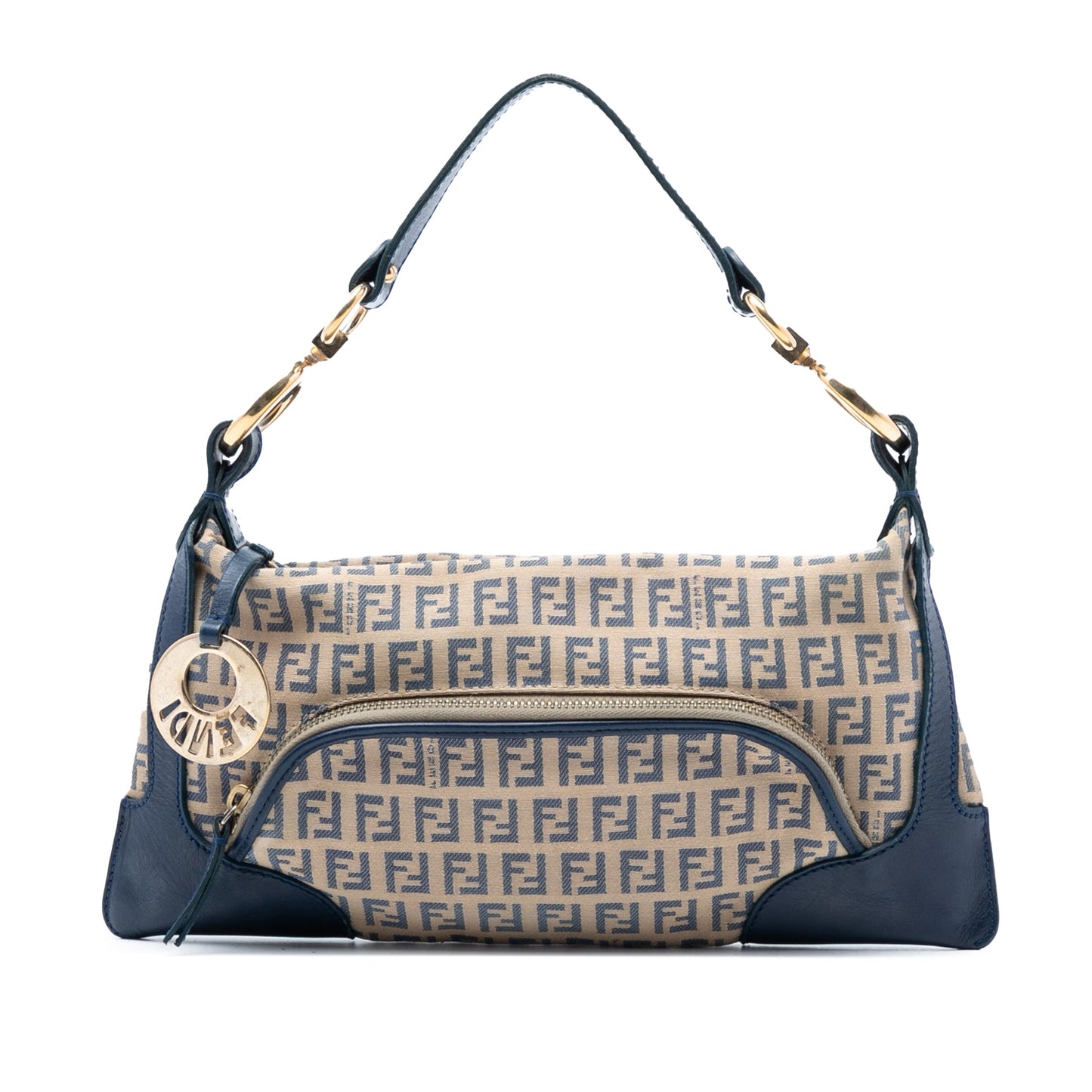 Fendi Zucchino Canvas Chef Pocket Shoulder Bag