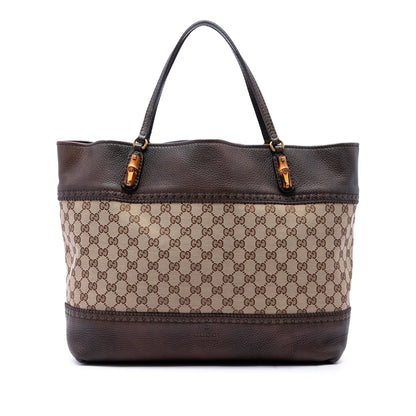 Gucci Large GG Canvas Laidback Crafty Tote