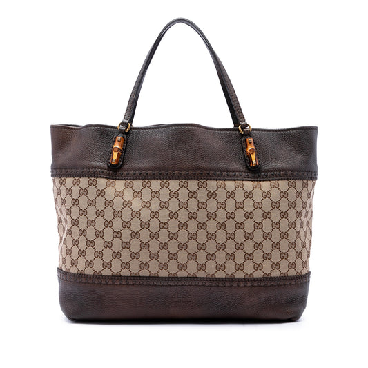 Gucci Large GG Canvas Laidback Crafty Tote