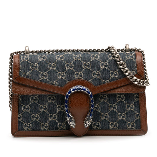 Gucci Small GG Denim Dionysus Shoulder Bag
