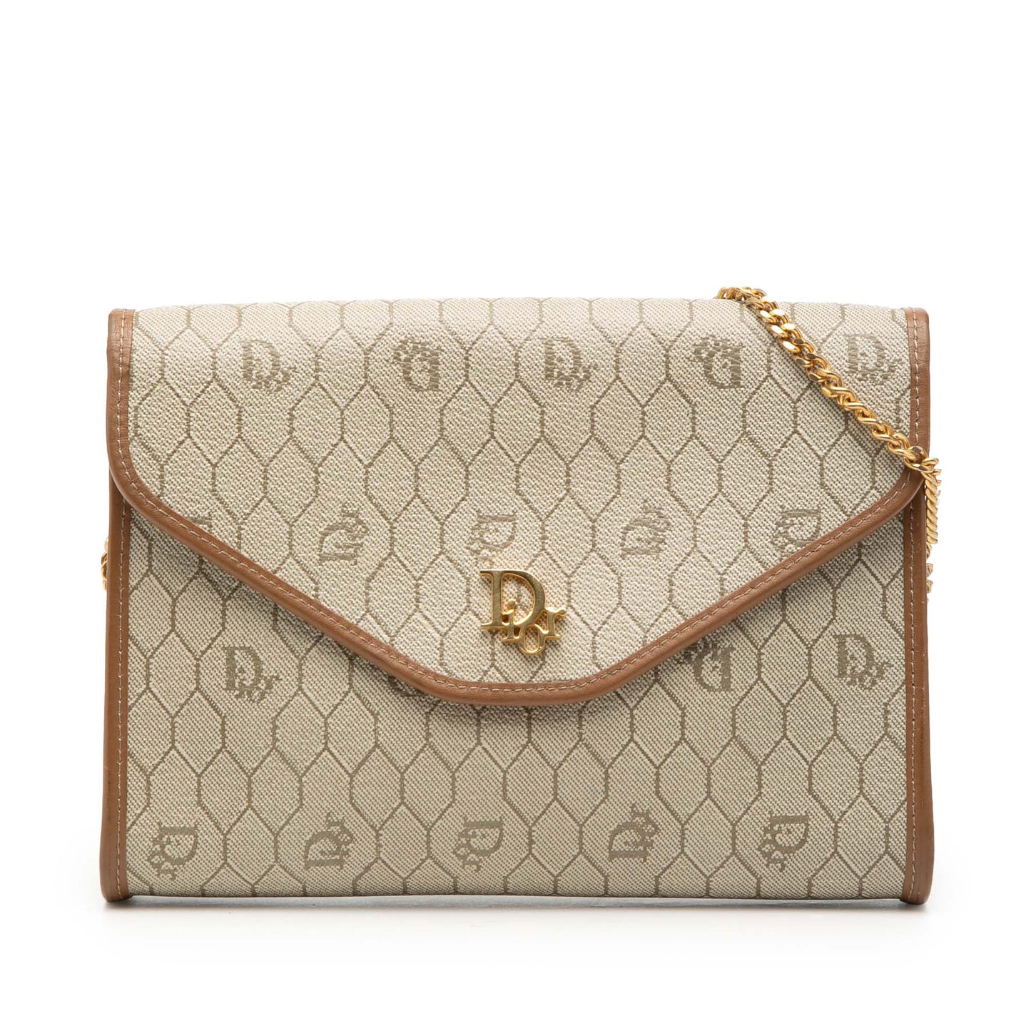 Dior Honeycomb Coated Canvas Chain Crossbody