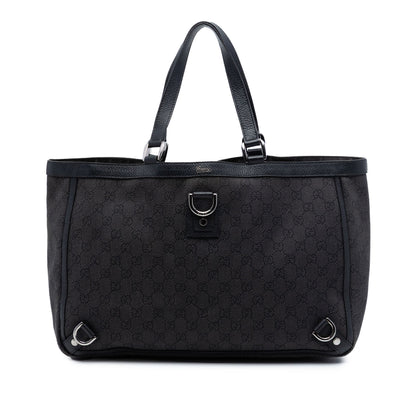 Gucci GG Denim Abbey D Ring Tote