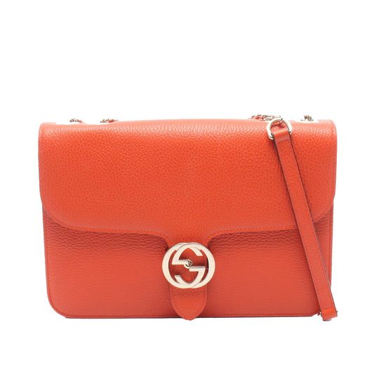 Gucci Medium Dollar Calfskin Interlocking G Crossbody