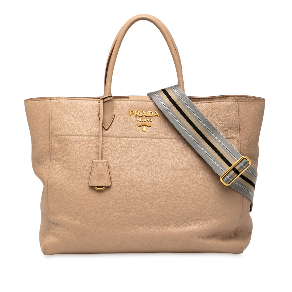 Prada Vitello Phenix Open Convertible Tote