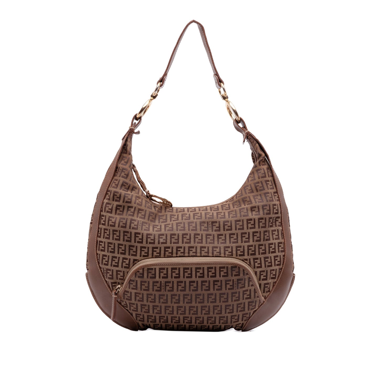 Fendi Zucchino Canvas Chef Pocket Hobo