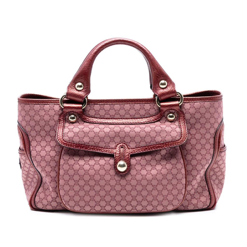 Celine Macadam Canvas Boogie Handbag