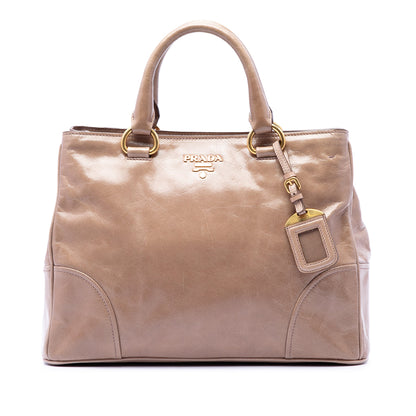 Prada Vitello Shine Satchel