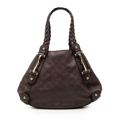 Gucci Guccissima Horsebit Pelham Shoulder Bag