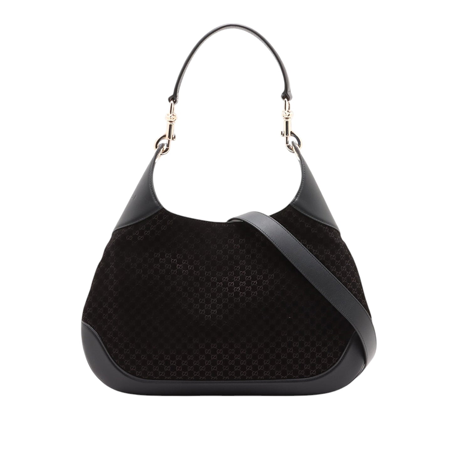 Gucci Medium Micro GG Suede B Hobo