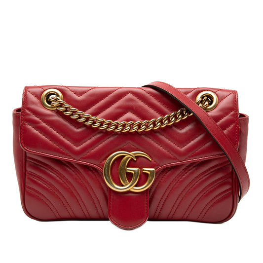 Gucci Medium GG Marmont Matelasse Leather Shoulder Bag