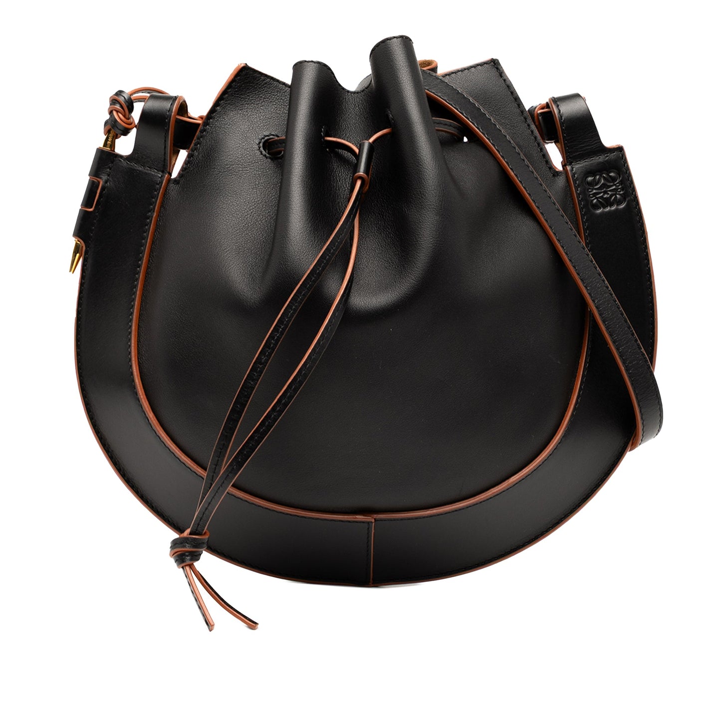 Loewe Medium Leather Horseshoe Crossbody