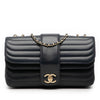 Chanel CC Horizontal Quilted Lambskin Double Flap