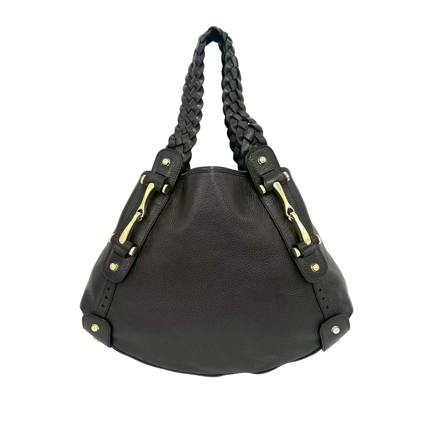 Gucci Leather Horsebit Pelham Shoulder Bag