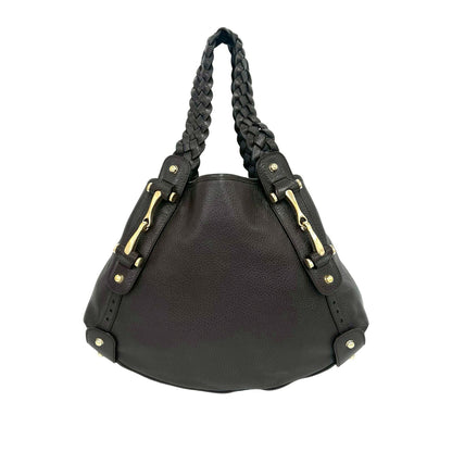 Gucci Leather Horsebit Pelham Shoulder Bag