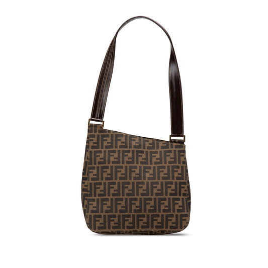 Fendi Zucca Canvas Shoulder Bag