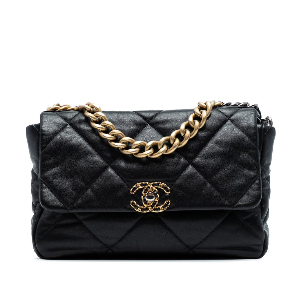 Chanel Large Lambskin 19 Flap