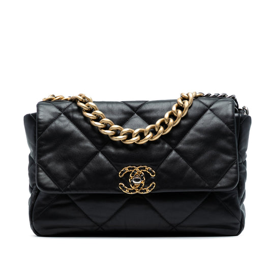 Chanel Large Lambskin 19 Flap