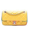 Chanel Small CC Quilted Multicolor Lambskin Acrylic Cuba Flap