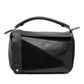 Loewe Medium Calfskin and Suede Puzzle Satchel